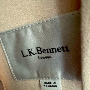 LkBennett tea length pink dress